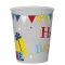 Happy Birthday Gifts and Garlands papír pohár 8 db-os 250 ml