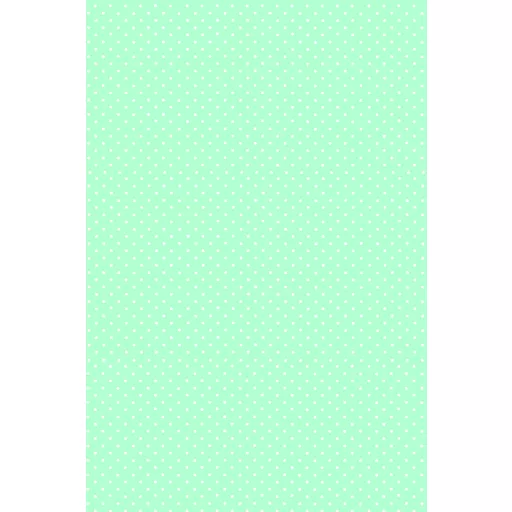 Menta zöld White Dots papír asztalterítő 120x180 cm