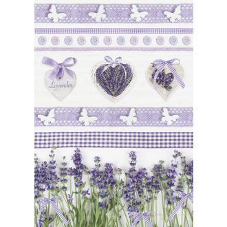 Levendula Butterfly Purple A/4 gumis mappa