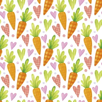 Húsvét Sweet Carrots szalvéta 20 db-os 33x33 cm