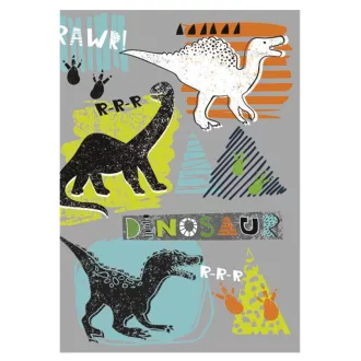 Dinoszaurusz Rawr A/4 gumis mappa