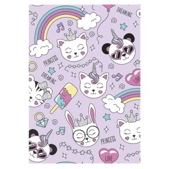 Állatos Dreaming A/4 gumis mappa