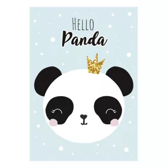 Panda Crown A/4 gumis mappa