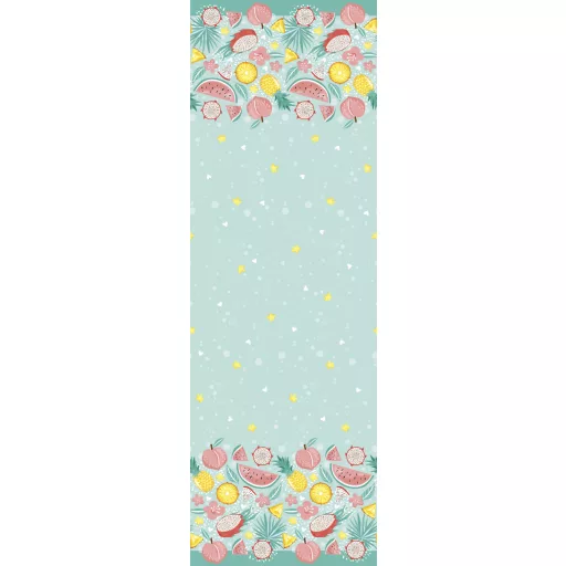 Gyümölcs Pastel Exotic papír asztalterítő 120x180 cm