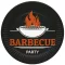 Barbecue Party papírtányér 8 db-os 18 cm