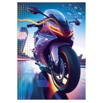 Motor Speed A/4 gumis mappa