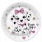 Állatos Charming Puppy papírtányér 8 db-os 22,7 cm