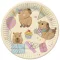 Happy Birthday Capybaras papírtányér 8 db-os 18 cm