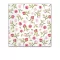 Rózsás Romantic Roses szalvéta 20 db-os 33x33 cm
