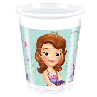   Disney Szófia Pearl of the Sea műanyag pohár 8 db-os 200 ml