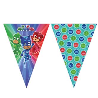 Pizsihősök Trio zászlófüzér 2,3 m