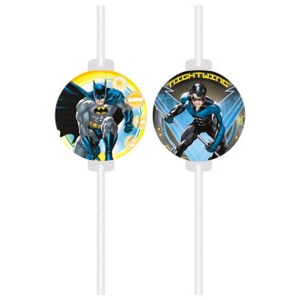 Batman Rogue Rage papír szívószál 4 db-os szett FSC