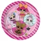 LOL Surprise Glitterati papírtányér 8 db-os 23 cm FSC