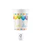 Happy Birthday Streamers papír pohár 8 db-os 200 ml FSC