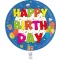 Happy Birthday Kokliko papírtányér 8 db-os 20 cm FSC