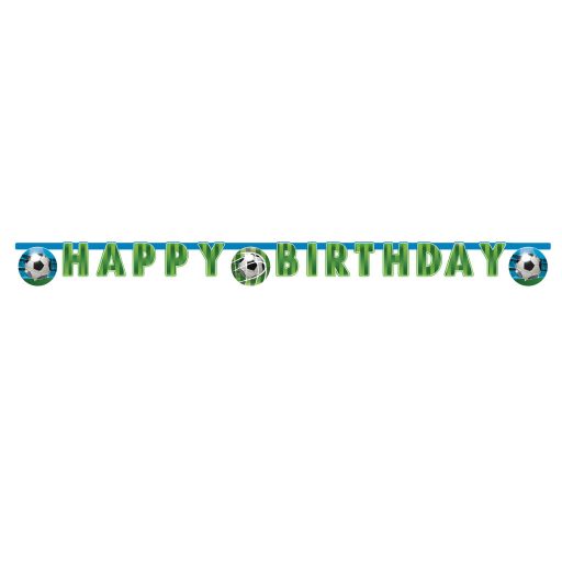 Focis Soccer Fans Happy Birthday felirat FSC 2 m