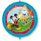 Disney Mickey Rock the House fólia lufi 46 cm