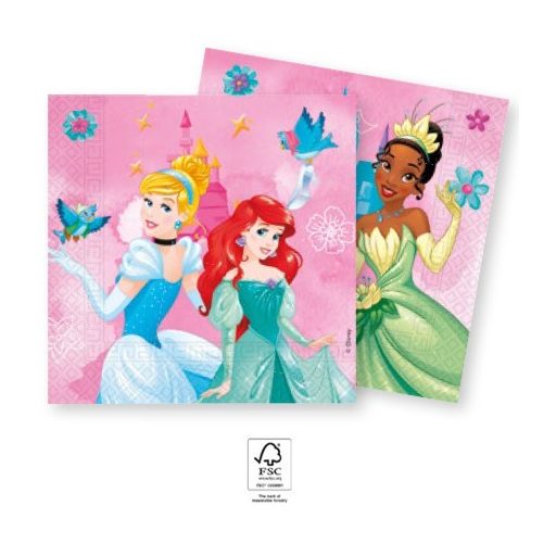 Disney Hercegnők Live Your Story szalvéta 20 db-os 33x33 cm FSC