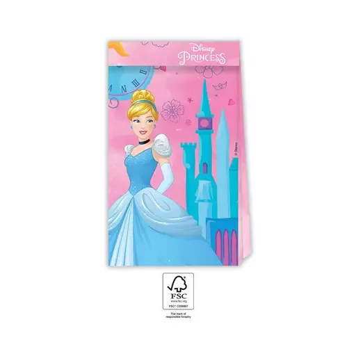 Disney Hercegnők Live Your Story papírzacskó 4 db-os FSC