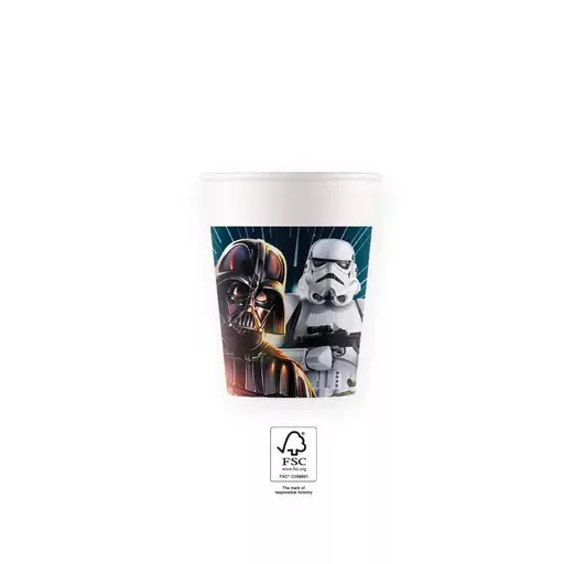 Star Wars Galaxy papír pohár 8 db-os 200 ml FSC