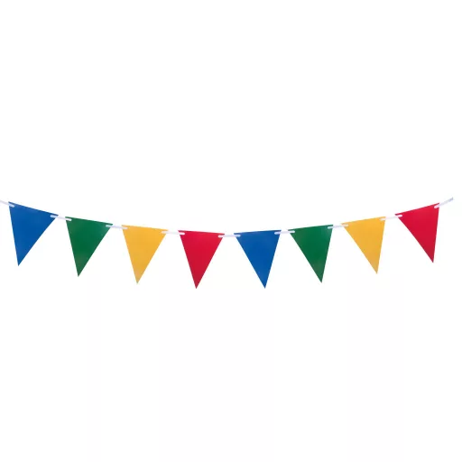 Színes Multicolor zászlófüzér FSC 2,3 m