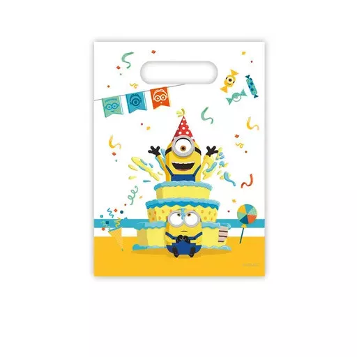 Minyonok The Rise of Gru ajándéktasak, ajándékzacskó 6 db-os