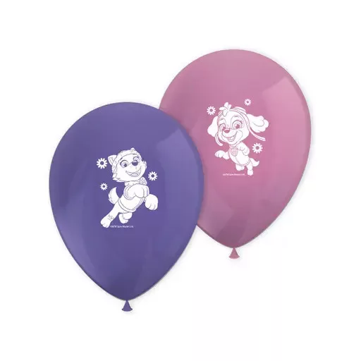 Mancs Őrjárat Skye and Everest léggömb, lufi 8 db-os