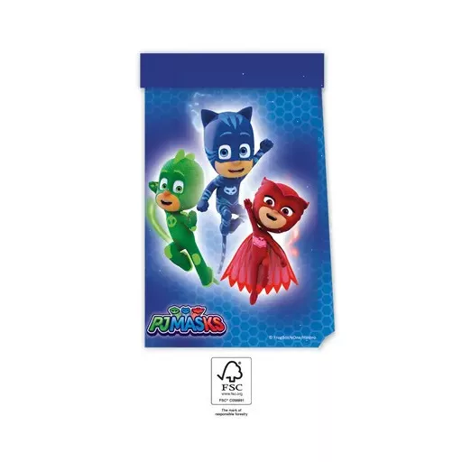 Pizsihősök Trio papírzacskó 4 db-os FSC