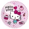 Hello Kitty Fashion papírtányér 8 db-os 23 cm FSC