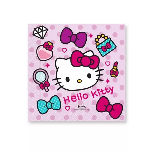 Hello Kitty Fashion szalvéta 20 db-os 33x33 cm