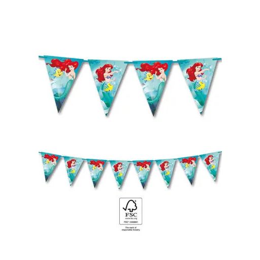 Disney Hercegnők, Ariel Curious zászlófüzér FSC 2,3 m