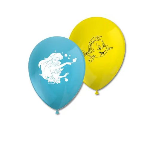 Disney Hercegnők Ariel Curious léggömb, lufi 8 db-os