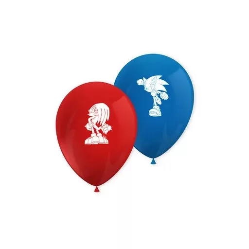 Sonic a sündisznó Sega léggömb, lufi 8 db-os