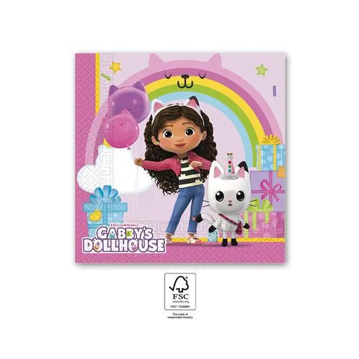 Gabi babaháza Friends szalvéta 20 db-os 33x33 cm FSC