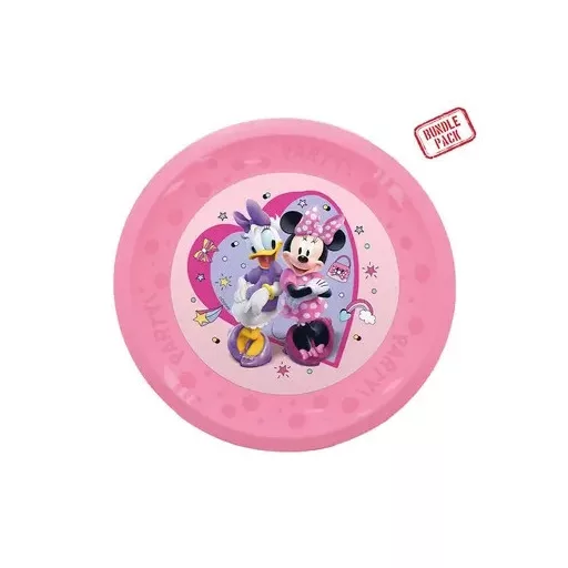 Disney Minnie Junior micro prémium műanyag lapostányér 4 db-os szett 21 cm