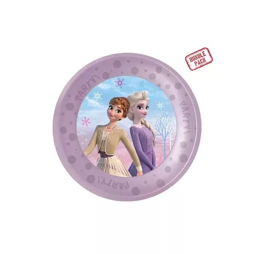 Disney Jégvarázs Wind micro prémium műanyag lapostányér 4 db-os szett 21 cm