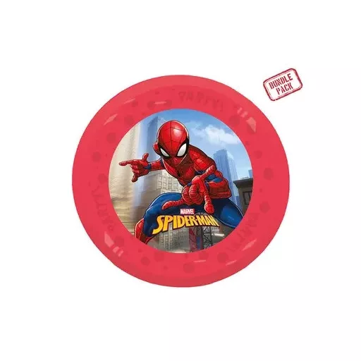 Pókember Crime Fighter micro prémium műanyag lapostányér 4 db-os szett 21 cm