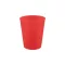 Piros Bright red micro prémium műanyag pohár 250 ml