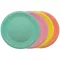 Színes Pastel Mixed micro prémium műanyag lapostányér 4 db-os szett 21 cm