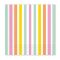 Színes Pastel Stripes szalvéta 20 db-os 33x33 cm FSC