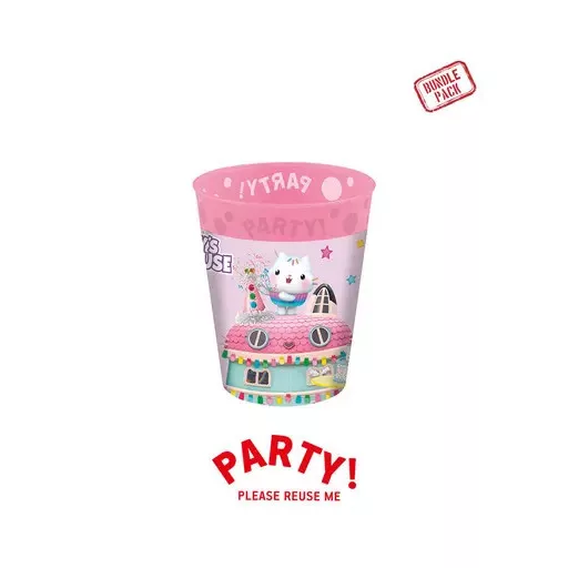 Gabi babaháza Friends micro prémium műanyag pohár szett 4 db-os 250 ml