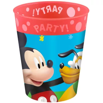   Disney Mickey Rock the House micro prémium műanyag pohár szett 4 db-os 250 ml