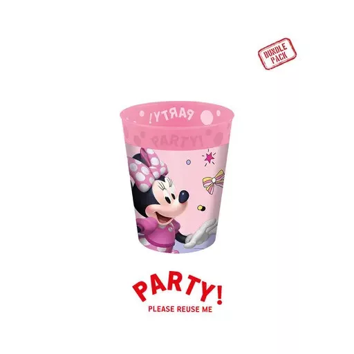 Disney Minnie Junior micro prémium műanyag pohár szett 4 db-os 250 ml
