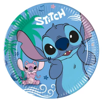   Disney Lilo és Stitch, A csillagkutya Angel papírtányér 8 db-os 20 cm FSC