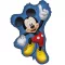 Disney Mickey Shaped fólia lufi 97x60 cm