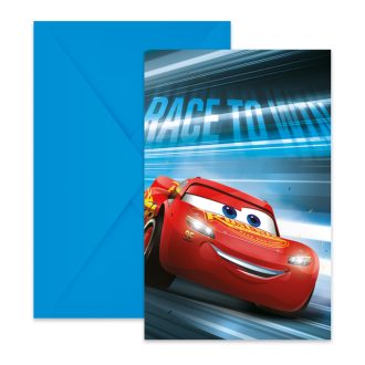 Disney Verdák Victory Is Mine party meghívó 6 db-os FSC