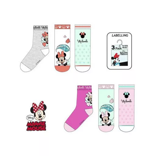 Disney Minnie Mermaid gyerek zokni 23-34