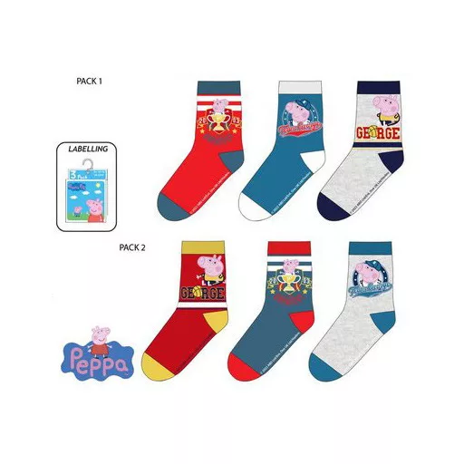 Peppa malac George gyerek zokni 23-34