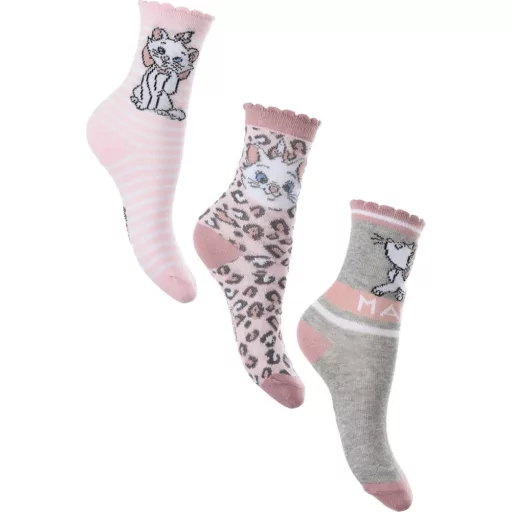 Disney Marie Fancy Grey gyerek zokni 23-34