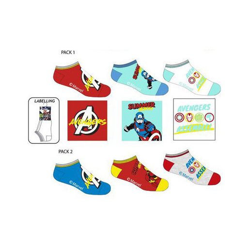 Bosszúállók Assemble gyerek titokzokni 23-34